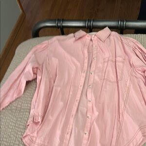 Pink Button-Up Shirt